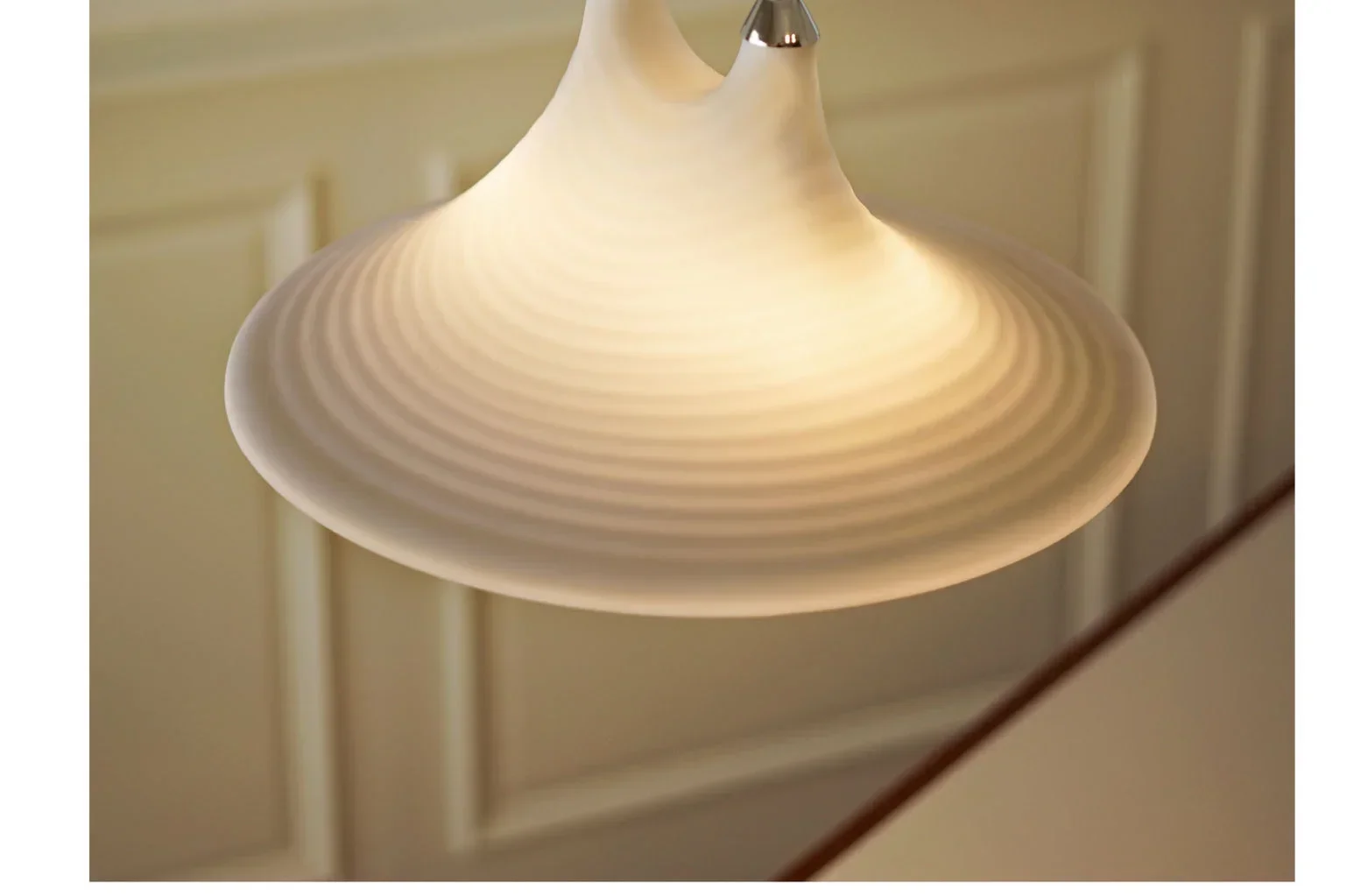 Vintage Swirl Pendelleuchte Nordic Horn LED-Licht einzigartige Designer orange Lampe für Esszimmer Hotel Schlafzimmer Küche Bar Lichter – Detail 9