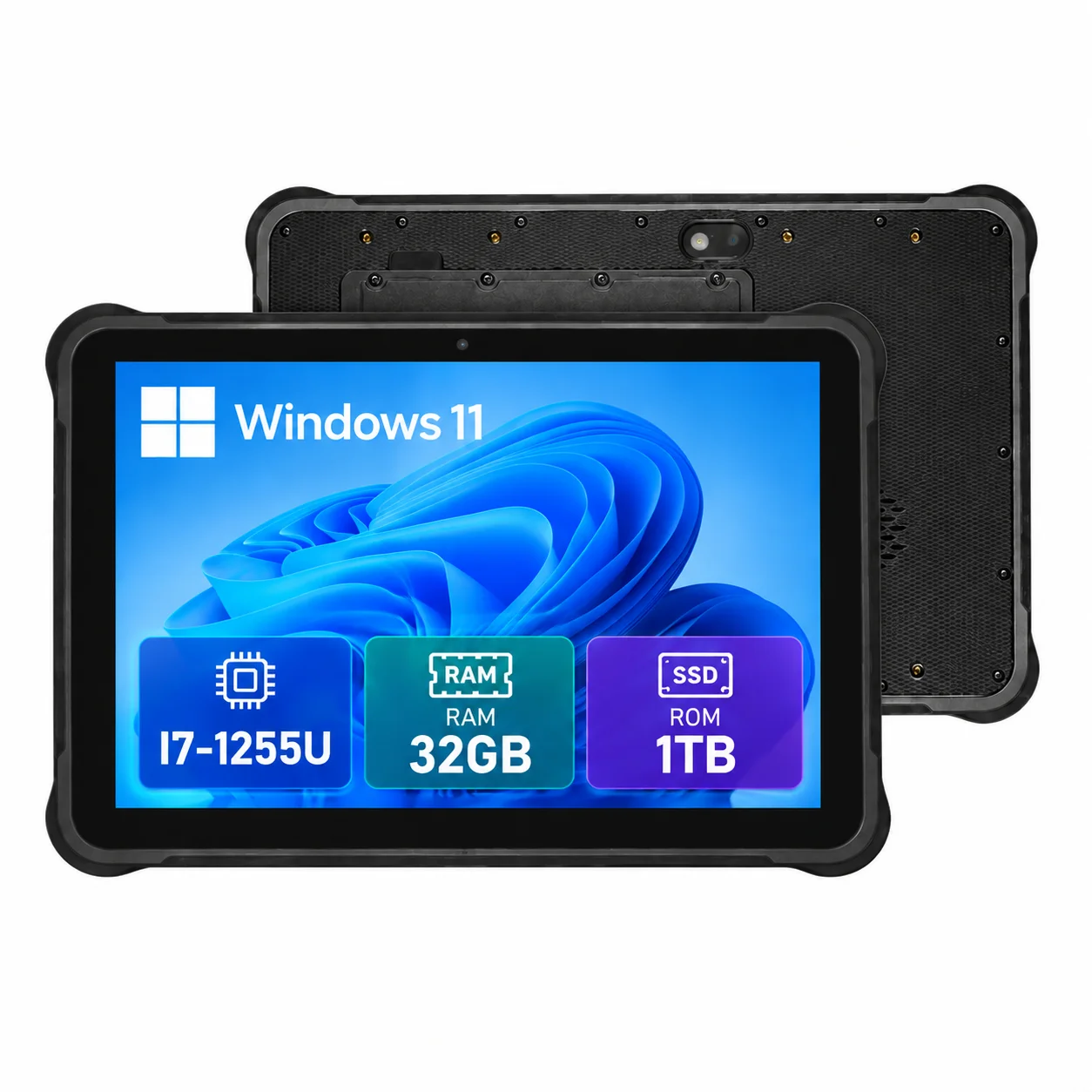 Industrial PDA 10.1 inch Intel Core i7-1255U Windows11 PRO Handheld Terminal FHD 500 nits RAM 32GB/1TB SSD 4G Rugged Tablet PC