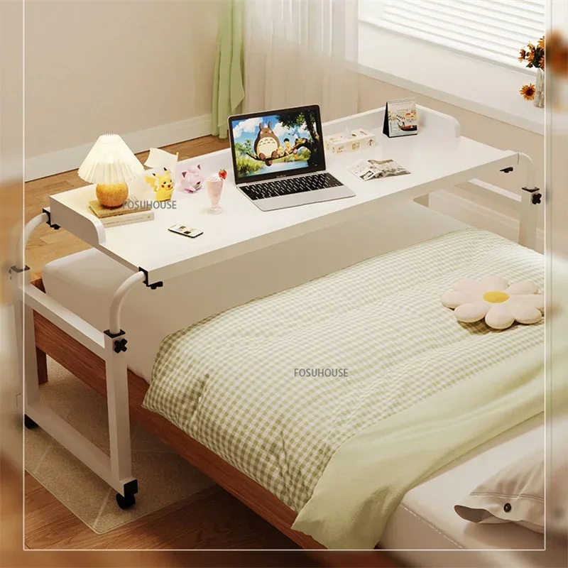 Movable Notebook Computer Desks Across The Bed Home  Adjustable Height Office Table Bed Lazy Lifting Desk Student Writing Desk