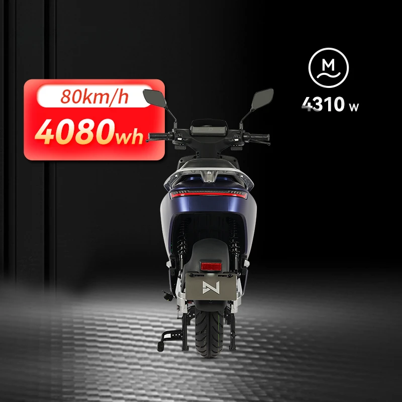 4000W Powerful High Speed L3e Motorcycle Electric 150CC EEC Electric Scooter with APPcustom