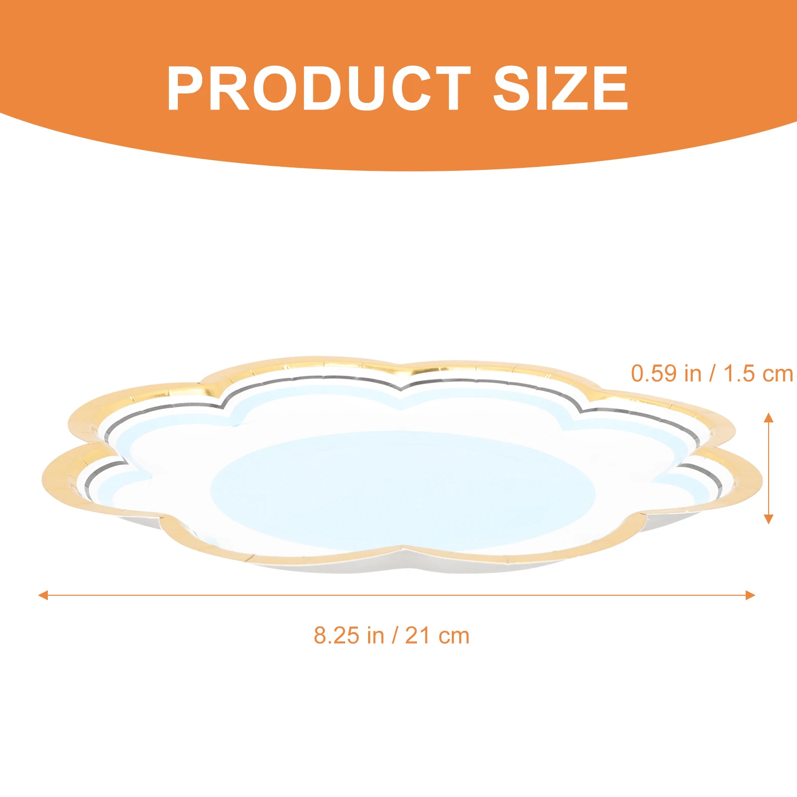 

20 Pcs Petal Paper Tray Creative Plates Small Disposable Perfect Party Dessert Appetizer Hygienic