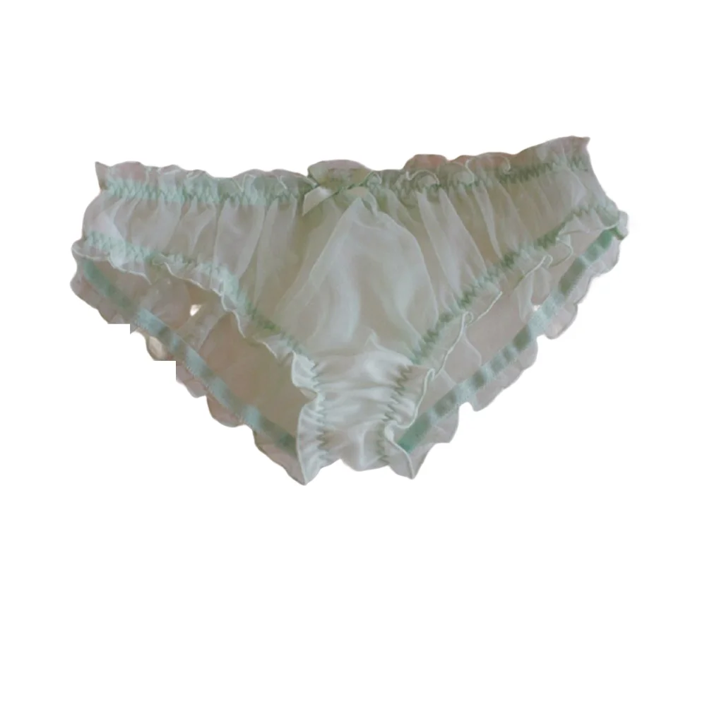 

Lightweight Cooling Men Briefs Underwear Bow Mesh Breathable Pouch Panties Elastic Waist Man Underpants Bottoms