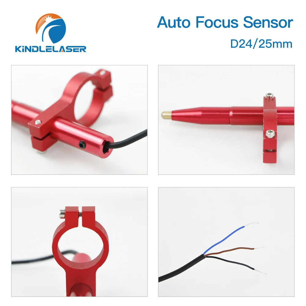 Kindlelaser مستشعر التركيز التلقائي Z-Axis لآلة قطع النقش بالليزر CO2 الأوتوماتيكية لأعلى ولأسفل