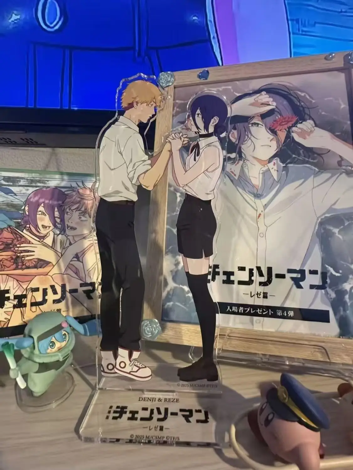 

Аниме Reze Denji акриловые подставки для косплея стоячая модель тарелка настольные украшения декоративный реквизит подарки для пары 10 см