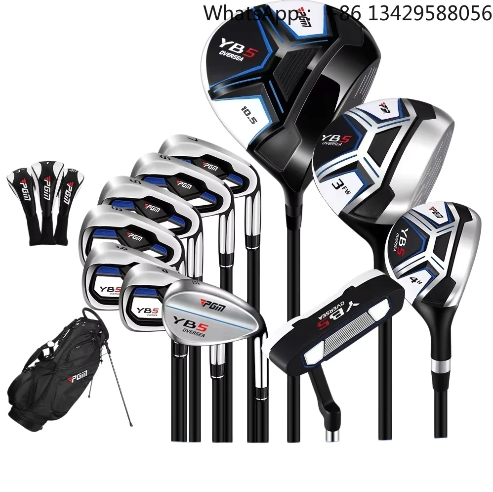 New Overseas Exclusive 11-Piece Golf Full Set Men's Right-Handed Beginner Set High Stability Steel/Graphite Shaft