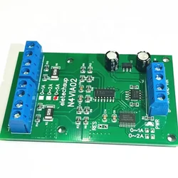 N4VIA02 DC 8-25V 3 IN 1 RS485 0-30V Voltage 0-5A Current Modbus RTU Current Voltage Meters Board signal measurement Collection