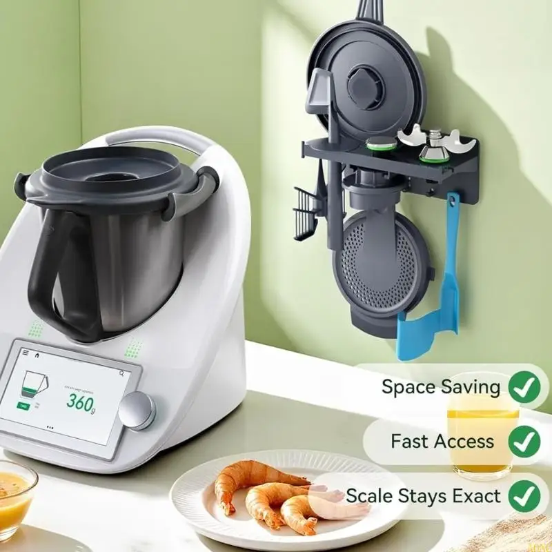 رف تخزين قابل للطي عالي السعة من A0NC لمستلزمات أدوات أدوات الطبخ #2