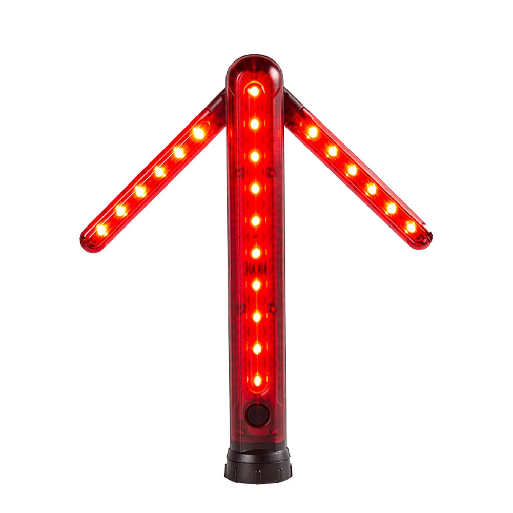 1PC LED Road Flares Emergency Lights With Magnet Work Light Rechargeable Hook Safety Roadside Flashing Flares Car Kit