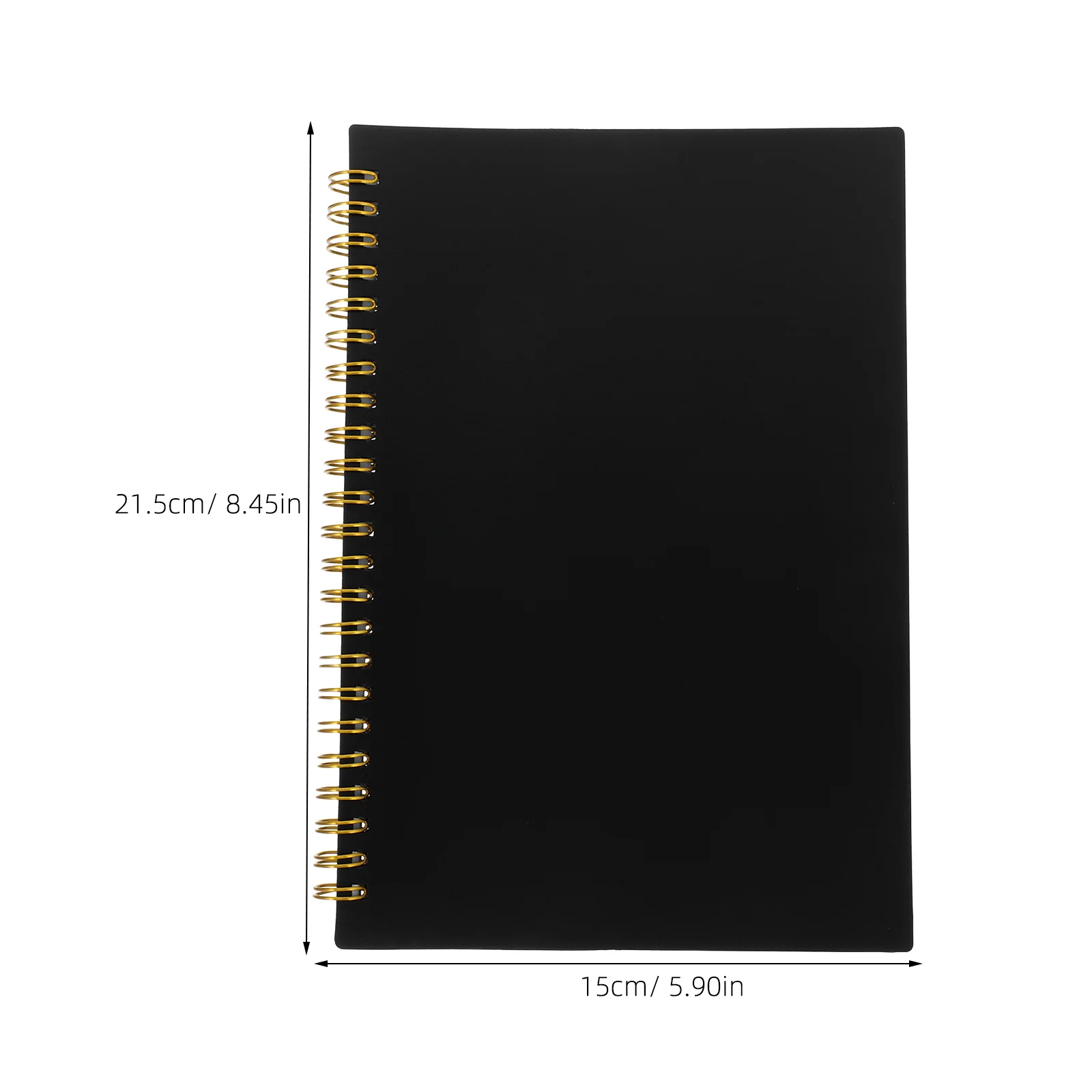 كتاب سجل المخزون للأعمال مع صفحات مبطنة فارغة غطاء PP تتبع الأسهم السجلات المالية حفظ مكتب مستودع المدرسة