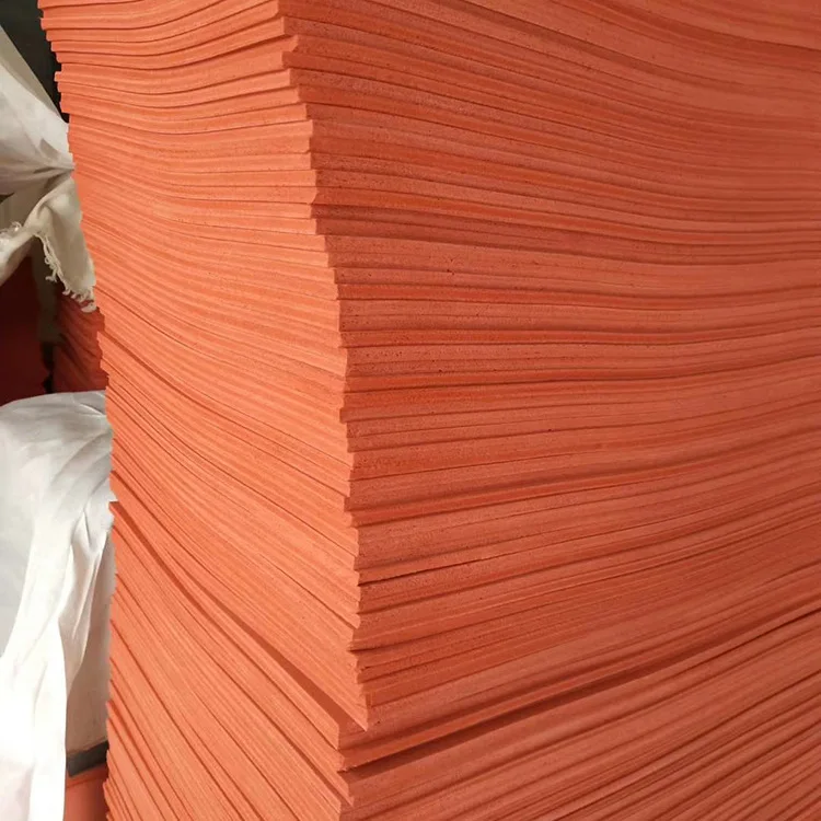 1mm/2mm/3mm/4mm/5mm/6mm High Quality RED silicone pad Super soft sponge foam board For heat Resist Cushion Size 500x500mm