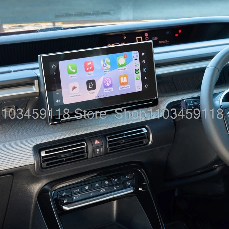 Screen Protector Tempered Glass For Citroen e-C3 2024 10.25 inch car infotainment Navigation LcdScreen anti-scratch accessories