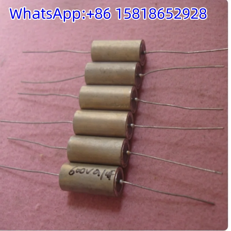 1pcs 600V 0.1UF Discontinued US unmarked SPRAGUE Sprague high-end tube amplifier coupling oil-immersed capacitor