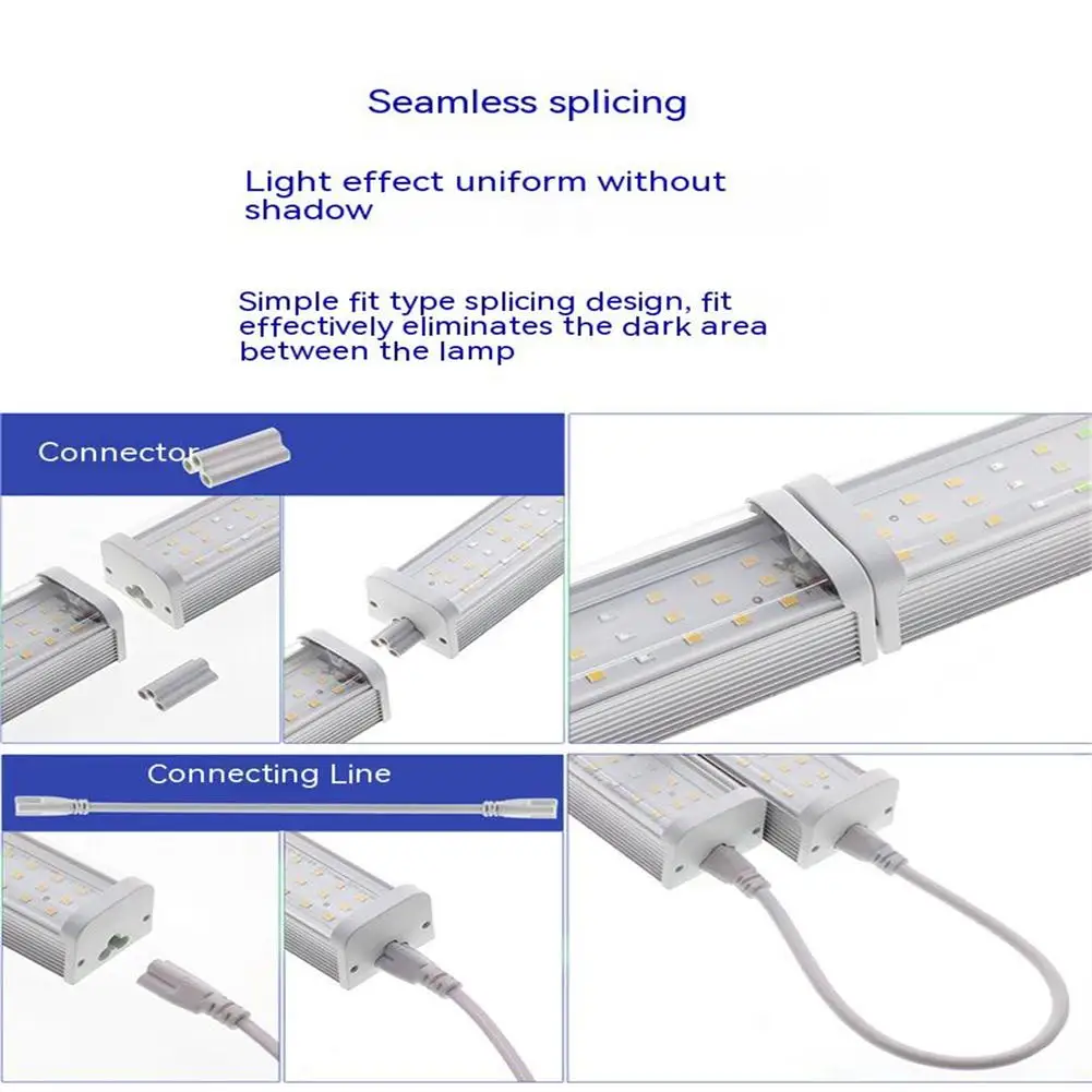 T20 25w Led Plant Growth Lamp 3000 Lm Full Spectrum Hydroponic Tube Bulb For Indoor Plants Veg Flower