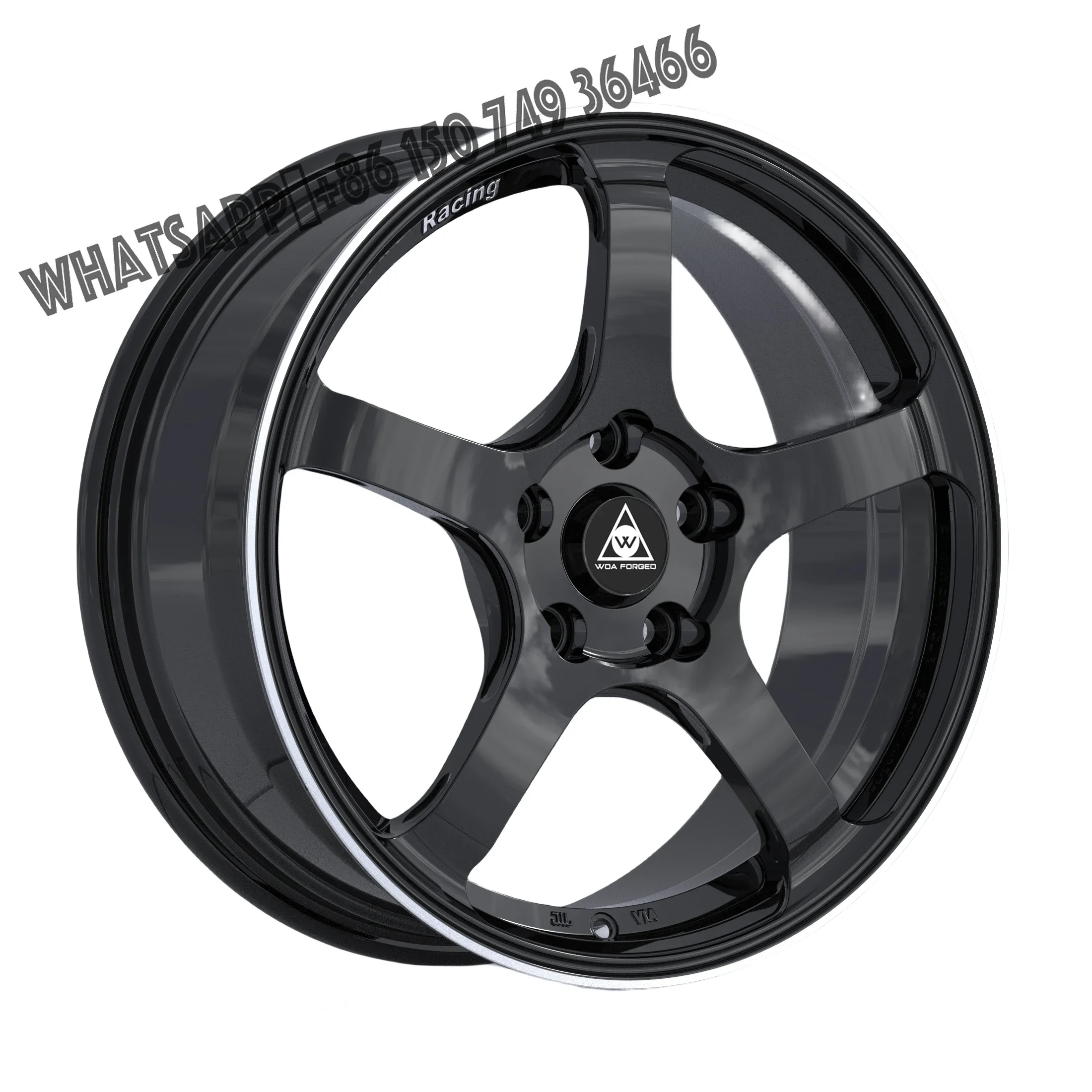 

Matte Black Forged Wheels Concave Staggered Alloy 5x112 18 19 20 21 22 Inch for ADVA Racing TC-4 Aluminum Customized