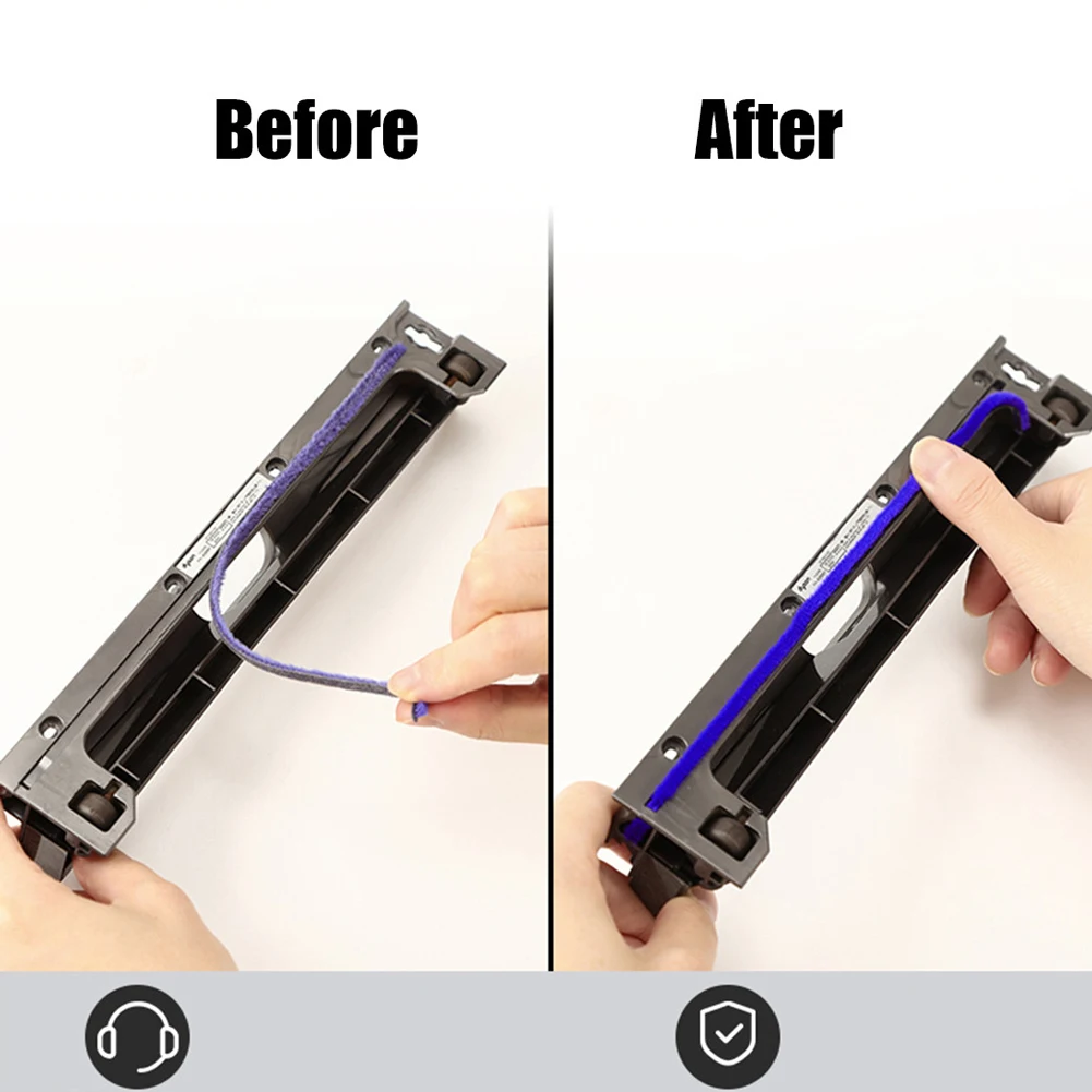 

5Pcs Soft Plush Strips For V6V7 Series Vacuum Cleaner Direct Drive Head 24cm/0.9cm Soft Roller Head Replacement