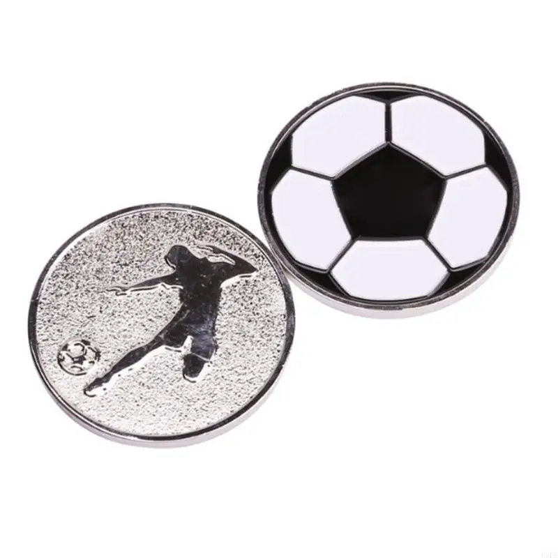 Pxpf en aluminium alliage football arbitre pièce football portable pick arbitre reprise mélodance