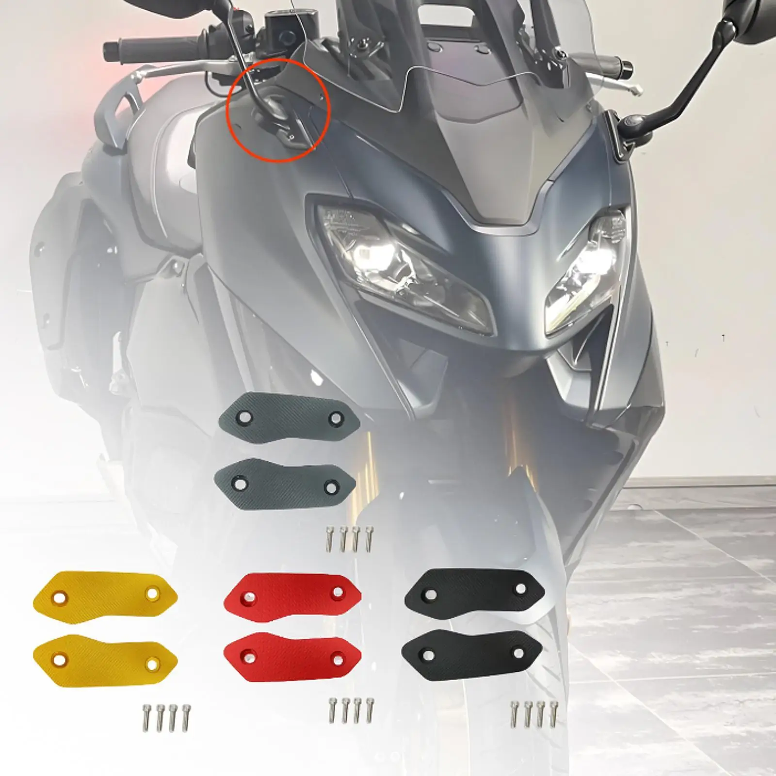 

Пара декоративных накладок из алюминиевого сплава для Yamaha 560 560 Tech MAX 2