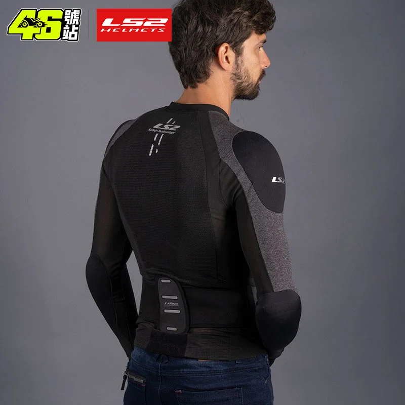 LS2-X-ARMOR MJ141 para hombre y mujer, ropa para montar en motocicleta, armadura suave, protección CE contra caídas, primavera y verano