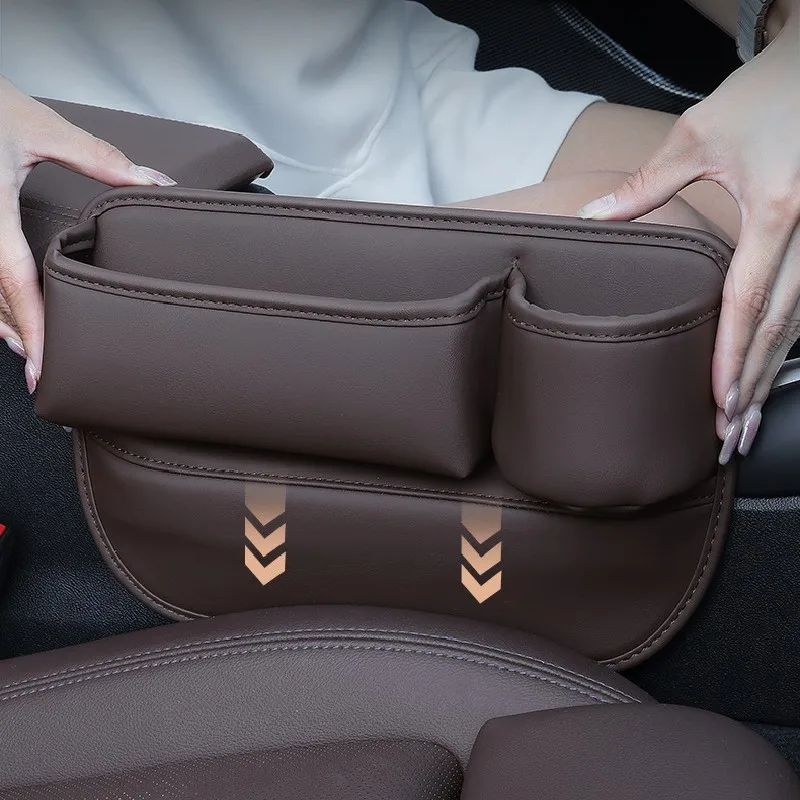 لأودي R8 4S TT/TTS/TTRS FV 2014 ~ 2023 مقعد السيارة الفجوة صندوق تخزين محفظة مفتاح بطاقة الهاتف متعددة الأغراض المنظم جيب الملحقات