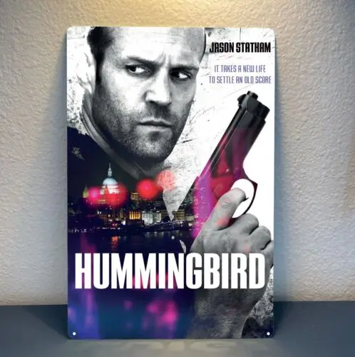 Hummingbird jason statham Movie Metal Poster - Tin Sign Size: 20x30cm  -Aluminum