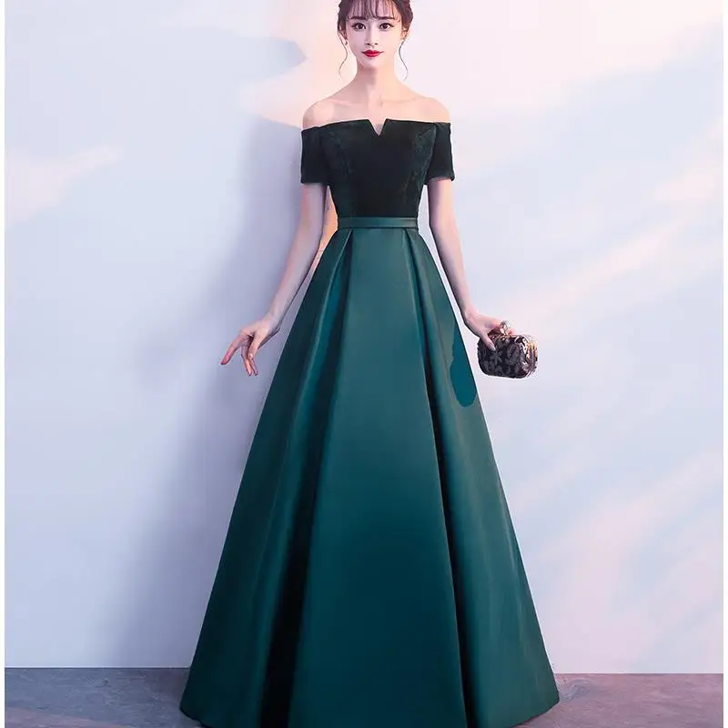 

Ele Long One-oulder Evening Gown for Women 2024 New Sle Host Dr for Cany Annual Meeting And Par