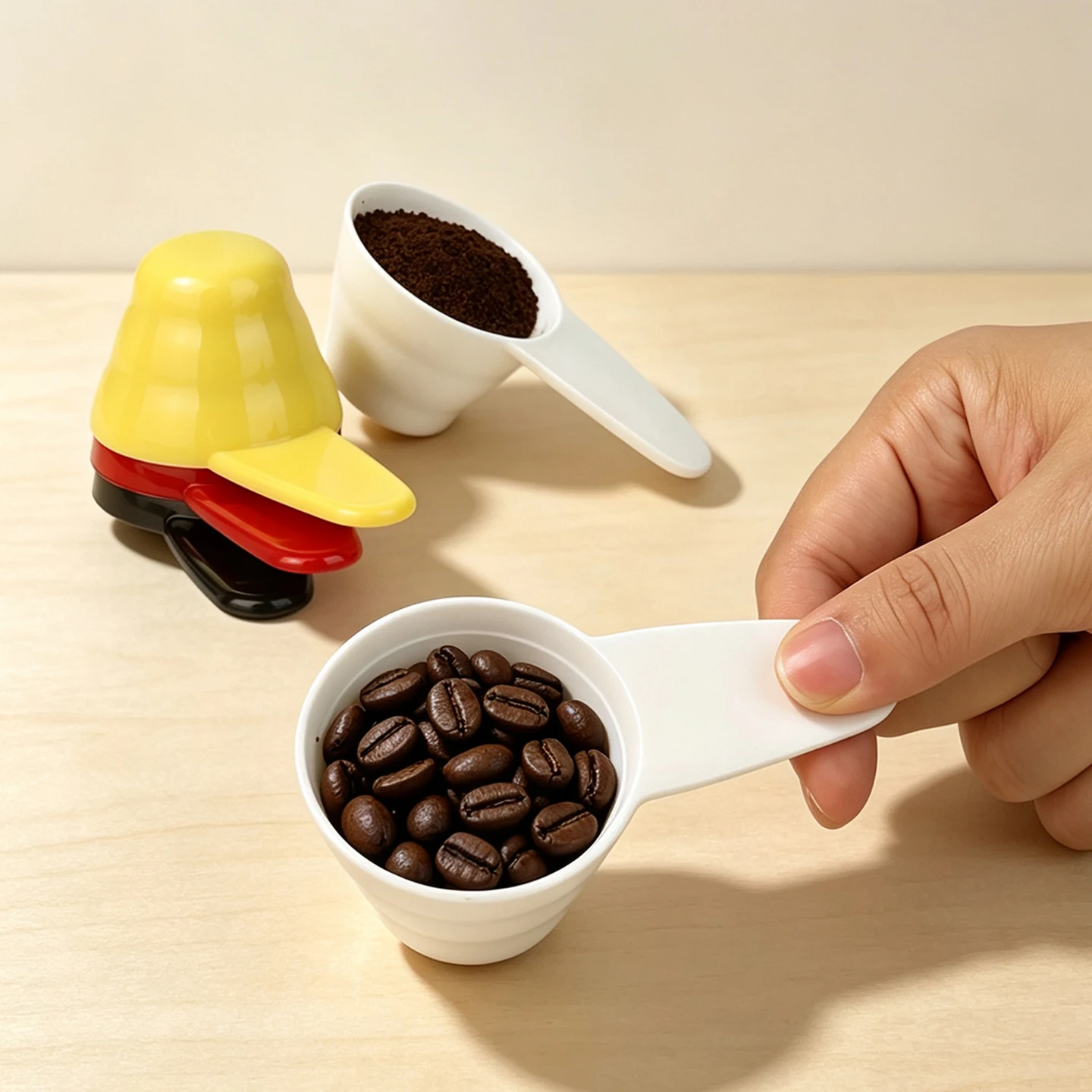 Coffee Powder Filling Spoon, Colorful Coffee Measuring Scoop, Kitchen Spoon Accessory Tool
