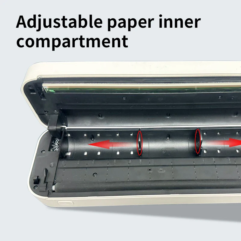A4 Portable Automatic Thermal Paper Printer Bluetooth Interface Mobile Receipt Barcode Printing Color Style In Stock