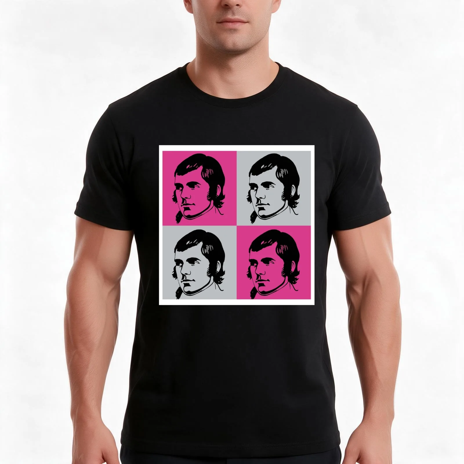 Robert Burns - The Bard of Ayrshire T-Shirt Summer Casual Cotton Tee Oversized Streetwear Tops Vintage Graphic Print