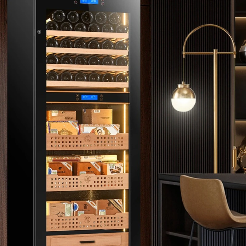 Cigar cabinet constant temperature and humidity multi-functional moisturizing refrigerator