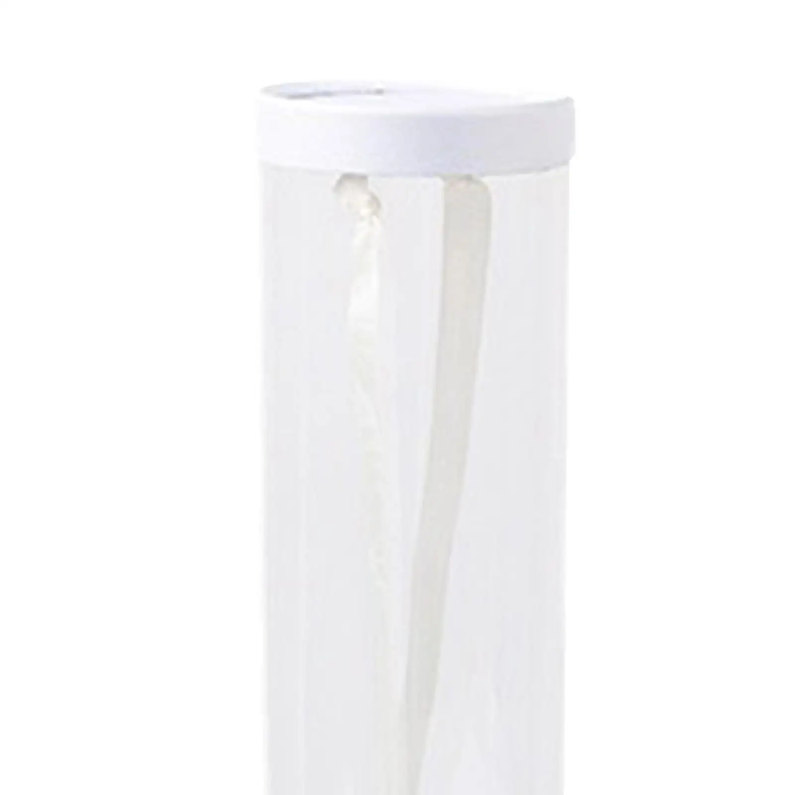 Single Flower Gift Box Cylinder Vase Valentines Day Gifts for Boyfriend Transparent Bouquet Gift Box for Mother's Day Couple