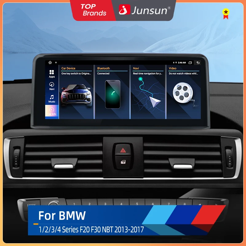 Brezžični CarPlay avtoradio za BMW s 10.25" zaslonom