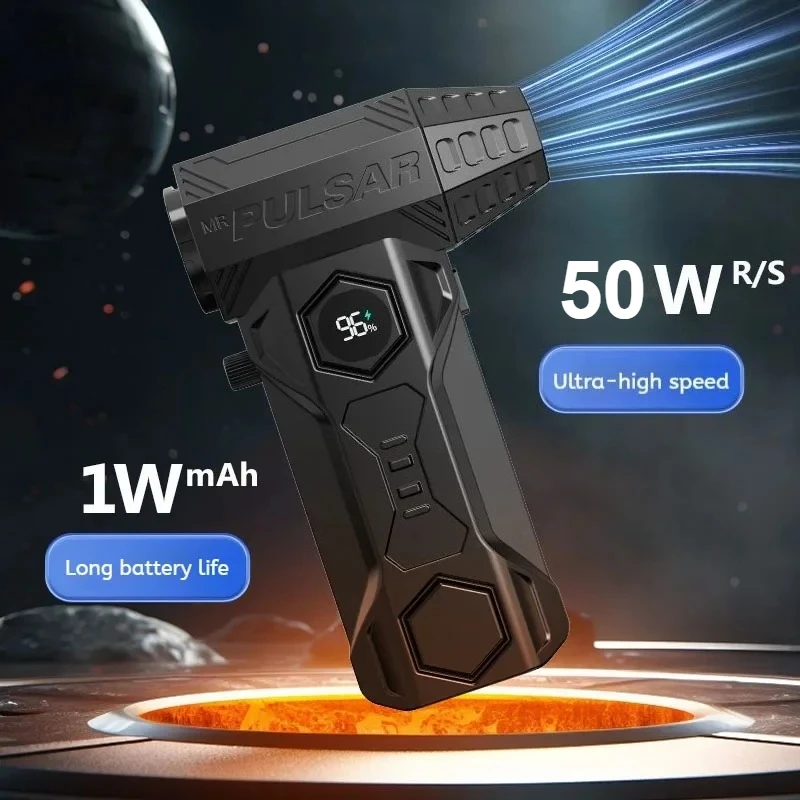 공기 송풍기 X11 500000RPM 슈퍼 강력한 압축 공기 먼지 떨이 전기 소비 표시 자동차 용 공기 진공 송풍기 제트 팬