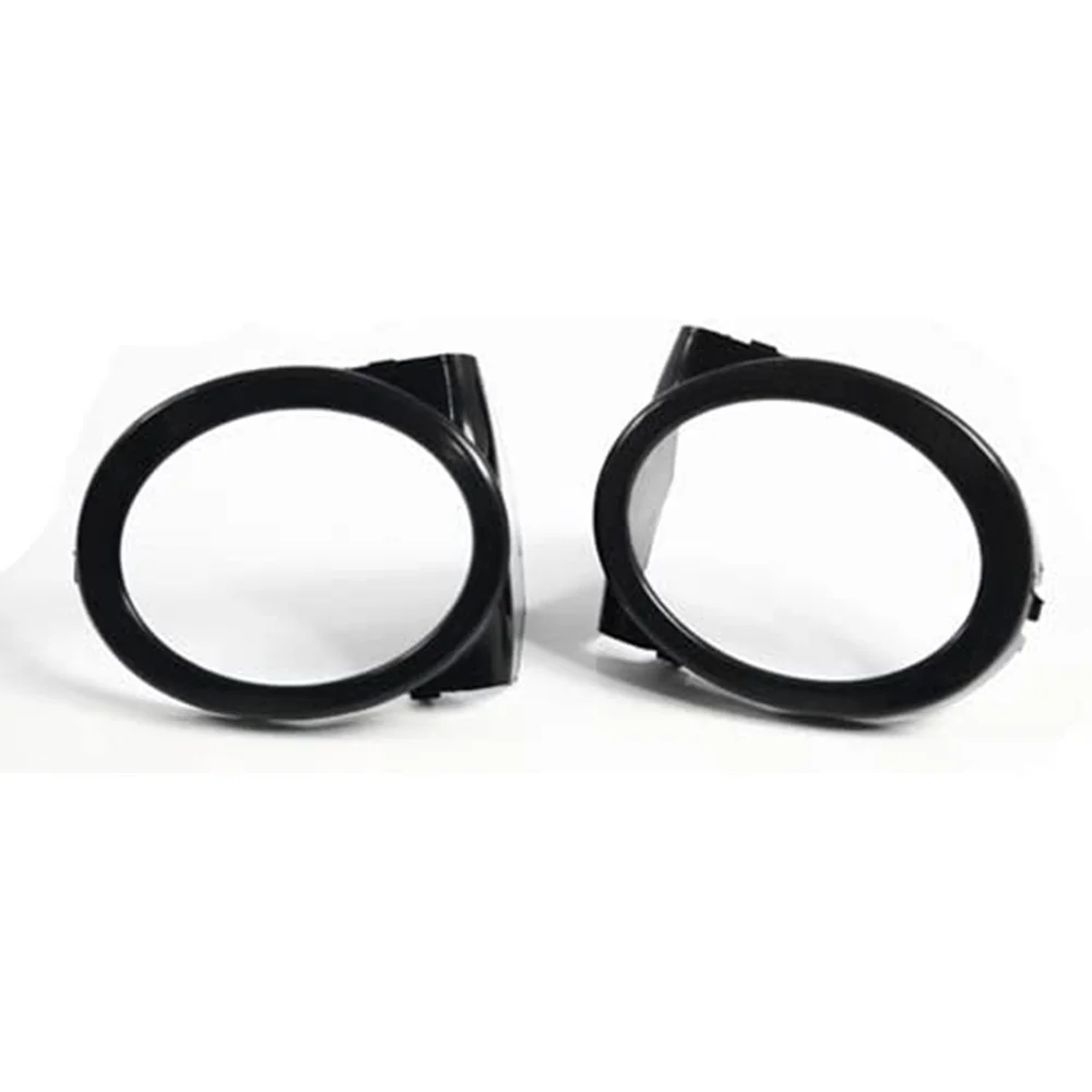 

1 Pair Black Car Fog Light Covers for BMW E46 M3 Style 2001 - 2006 Left+Right Front Bumper Light Surround Cover