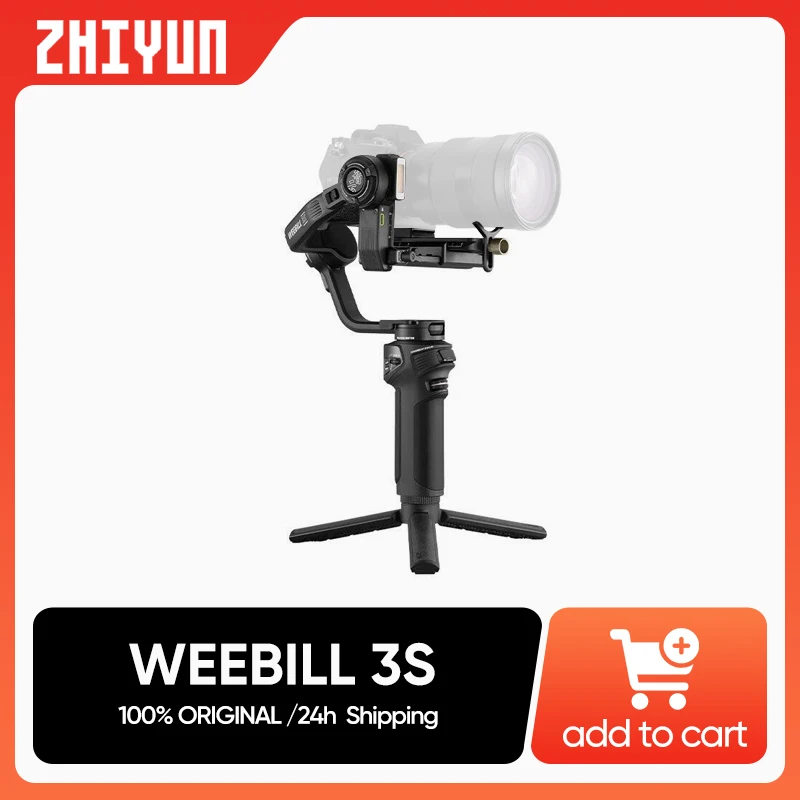 ZHIYUN Official Weebill 3S Camera Gimbal Stabilizer 3-Axis Handheld for DSLR Mirrorless Cameras for Sony Canon Panasonic Nikon