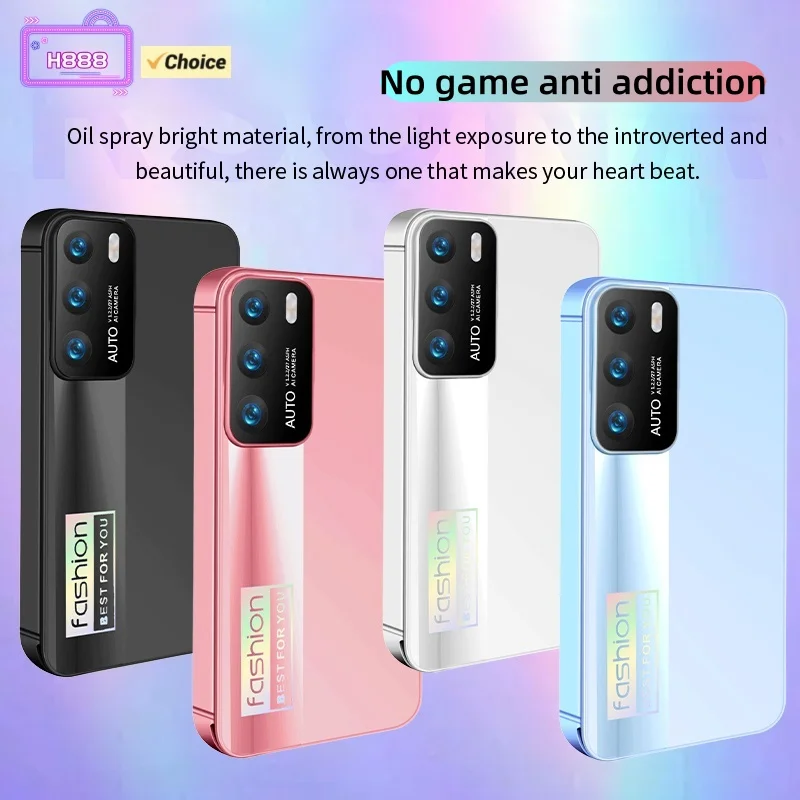 H888 Mini 2G Portable Student Mobile Phone 1.8inch HD Camera GSM Dual SIM 2800mAh Botton CellPhone Anti Addiction