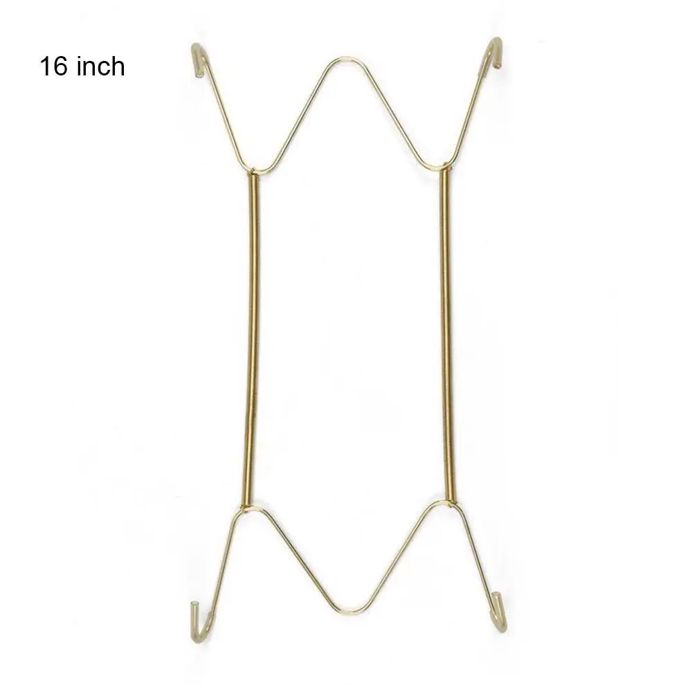 

Hanging Metal Wall Display Invisible Hook Art Home Decor Dish Spring Holder Securing clip Decoration Crafts Plate Dish Hanger