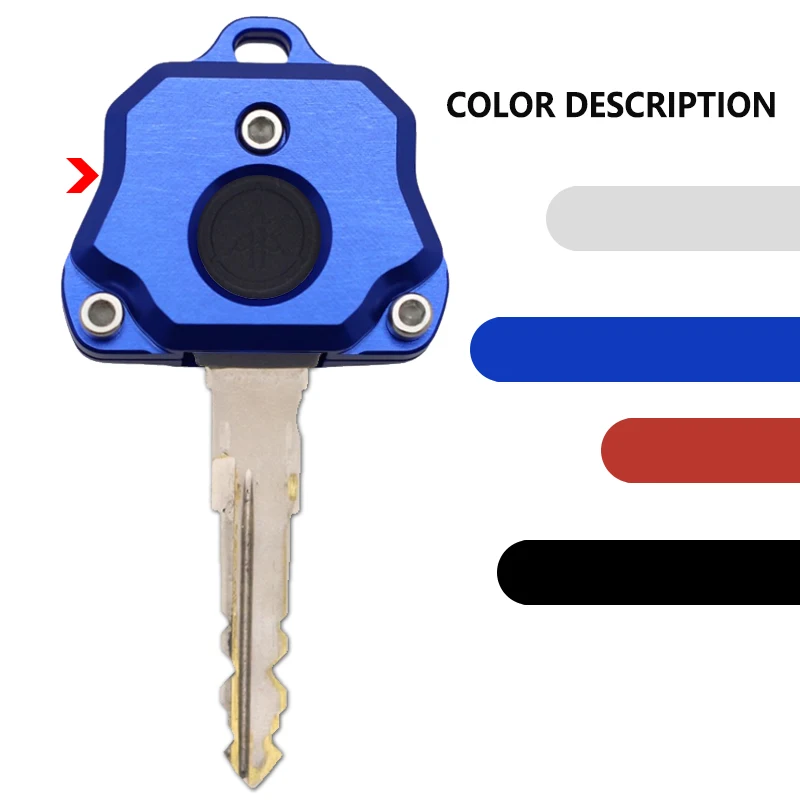 Motorcycle Aluminum Key Cover Case Shell Keyring For YAMAHA MT 07 09 03 15 MT125 MT10 MT07 MT09 MT03 Accessories Keychain
