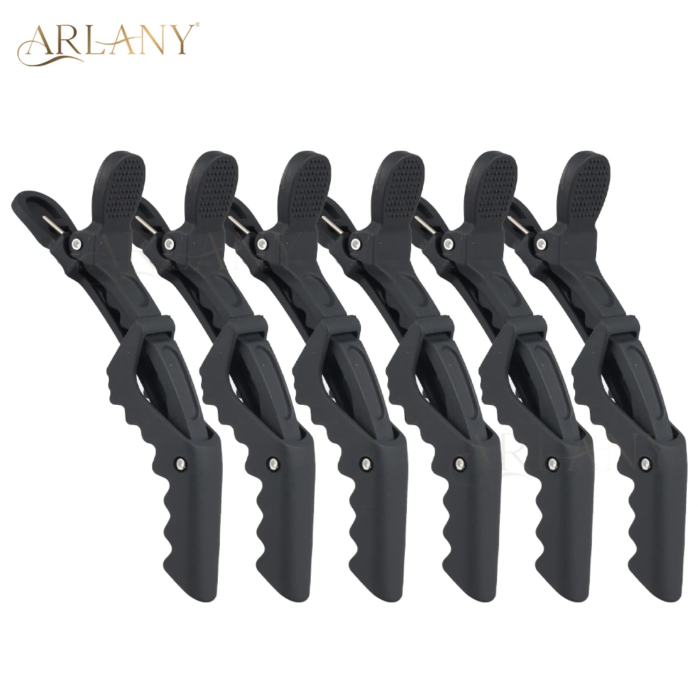 6 Stuks Haar Sectie Clips Pro Kappers Alligator Haar Styling Clip Salon Kapper Beauty Accessoires Haar Extensie Tool