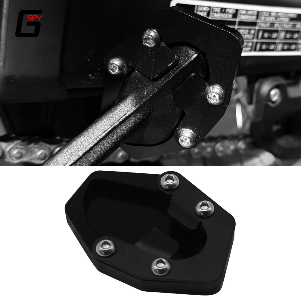 

Motorcycle Accessories Kickstand Pad Support Plate Foot Side Stand Extension For Royal Enfield HIMALAYAN 450 Himalayan450 2024-