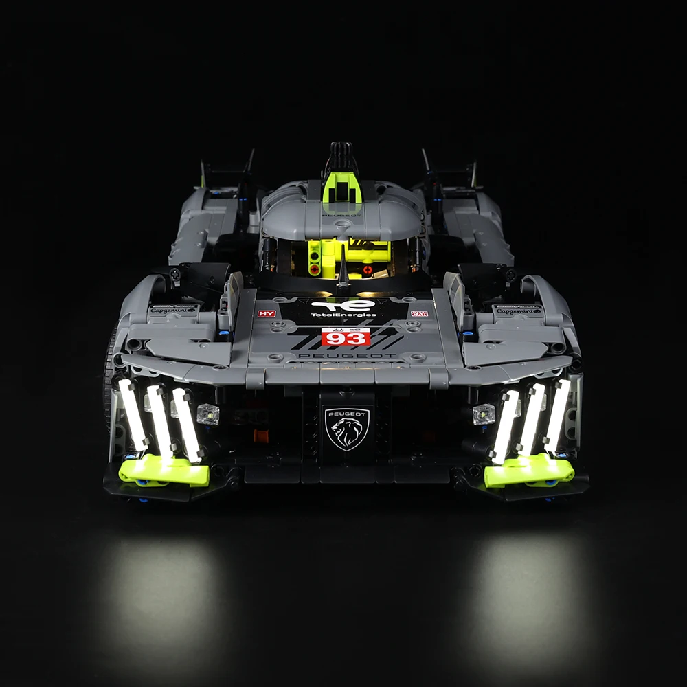 Kyglaring led light kit for lego Technic 42156 PEUGEOT 9X8 24H Le Mans Hybrid Hypercar(only light included)