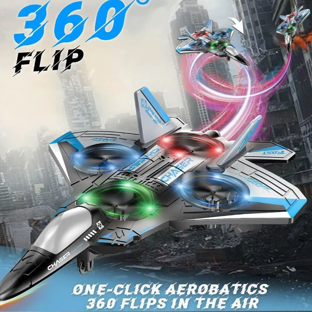 

EPP Foam Remote Control Foam Fighter Rechargeable 2.4G Stunt Four Motor Helicopter Gravity Sensing Durable RC Hobby Jet Plane