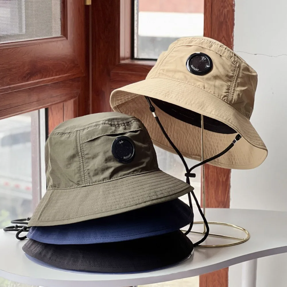 Sonnenhut mit breiter Krempe, Outdoor-Angeln, UV-Schutz, leicht, schnell trocknend, faltbar, Fischerhut im koreanischen Stil zum Wandern