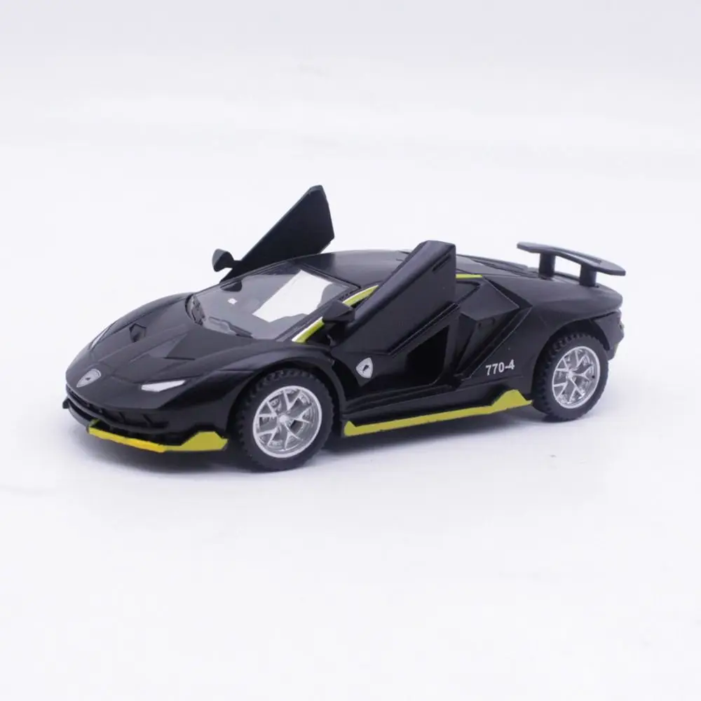 Alloy Sports Car Toy Sports Car Sliding Door Retractable Car Structure Model Children Toy Boy Gift Car Ornament