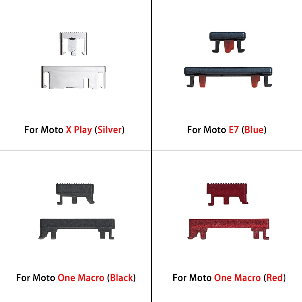 Side Keys Power On Off Volume Buttons Switch Flex Cable For Motorola MOTO E5 E6 Plus E6s E7 Power One Macro X Play Replacement
