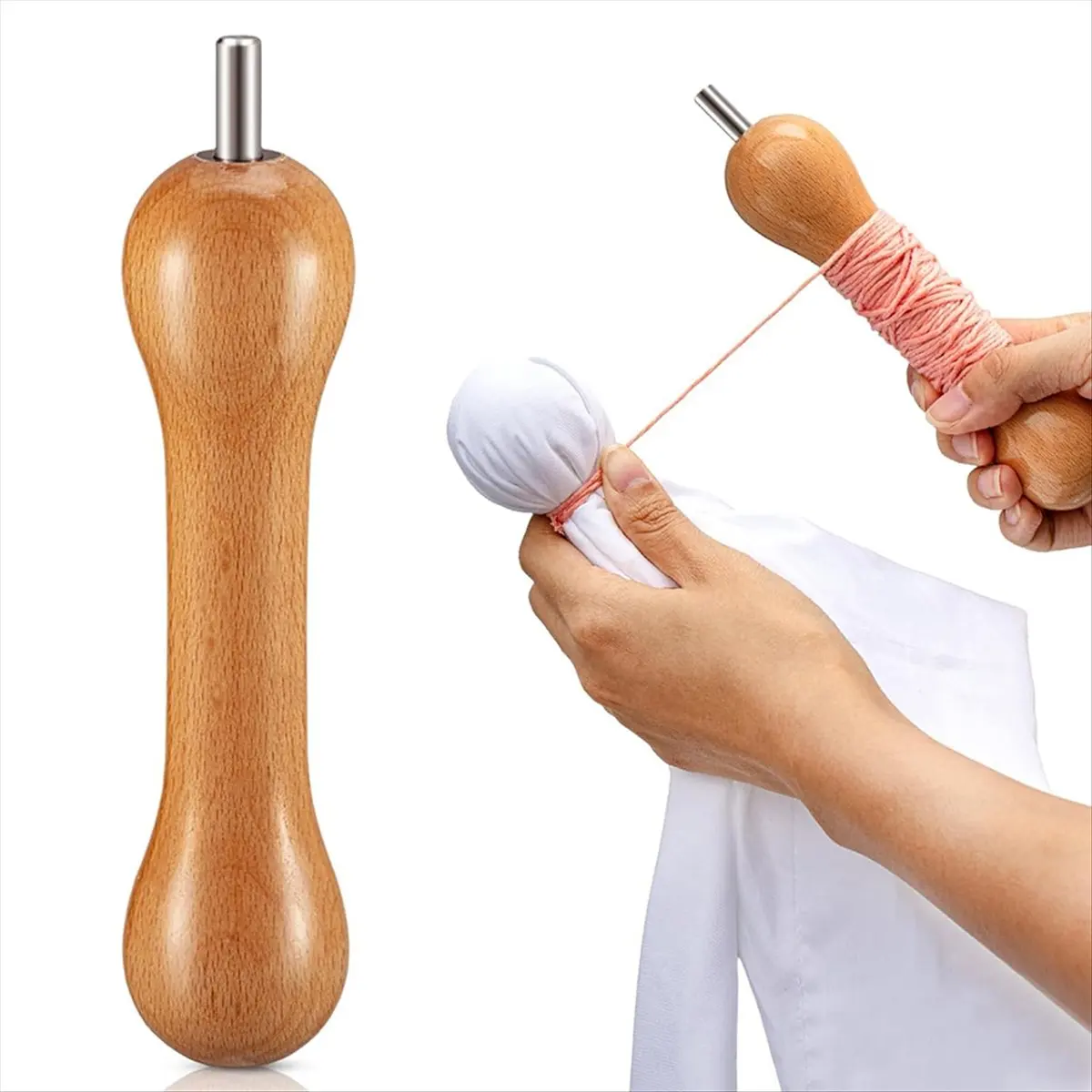 1 Pc Tie Dye Tool Wood Sinew Pulling Device DIY Tie Dye Stretching Tools, for Adults Handmade Accessories