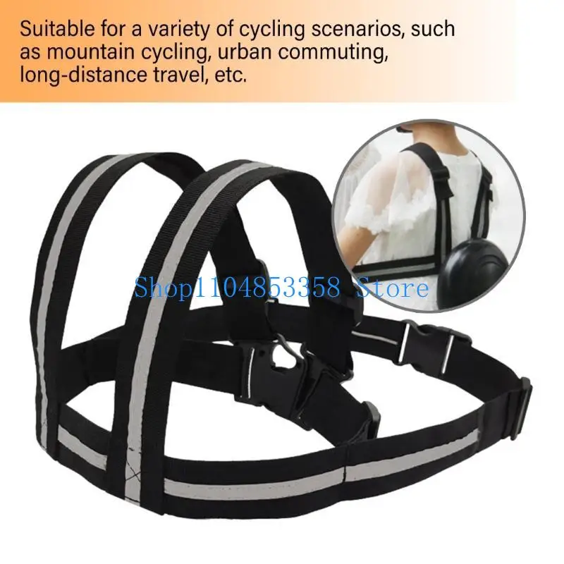 

652F Child Safety Motorcycle Harness Adjustable Polyester Seats Belt Secure Kids Biking Strap Harness for Kids Riding Gift
