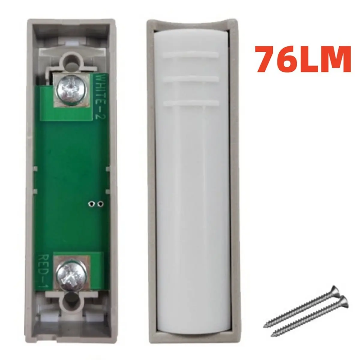 76LM Lighted Wall Push Button Switch Compatible with Garage Door Opener