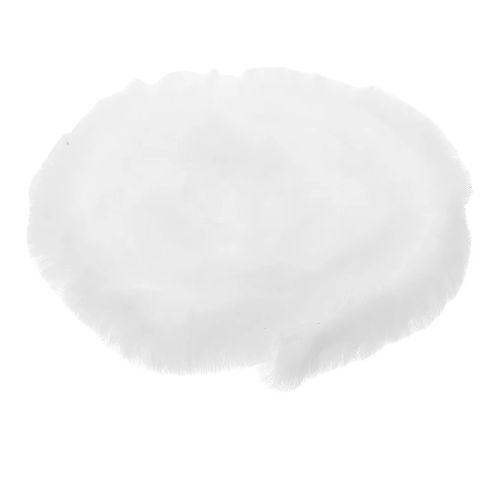 

4 Meters Artificial Trim White Faux Rabbit Soft Fabric For Capes Hats Sewing Christmas Decor Crafts Holiday Winter Accessory