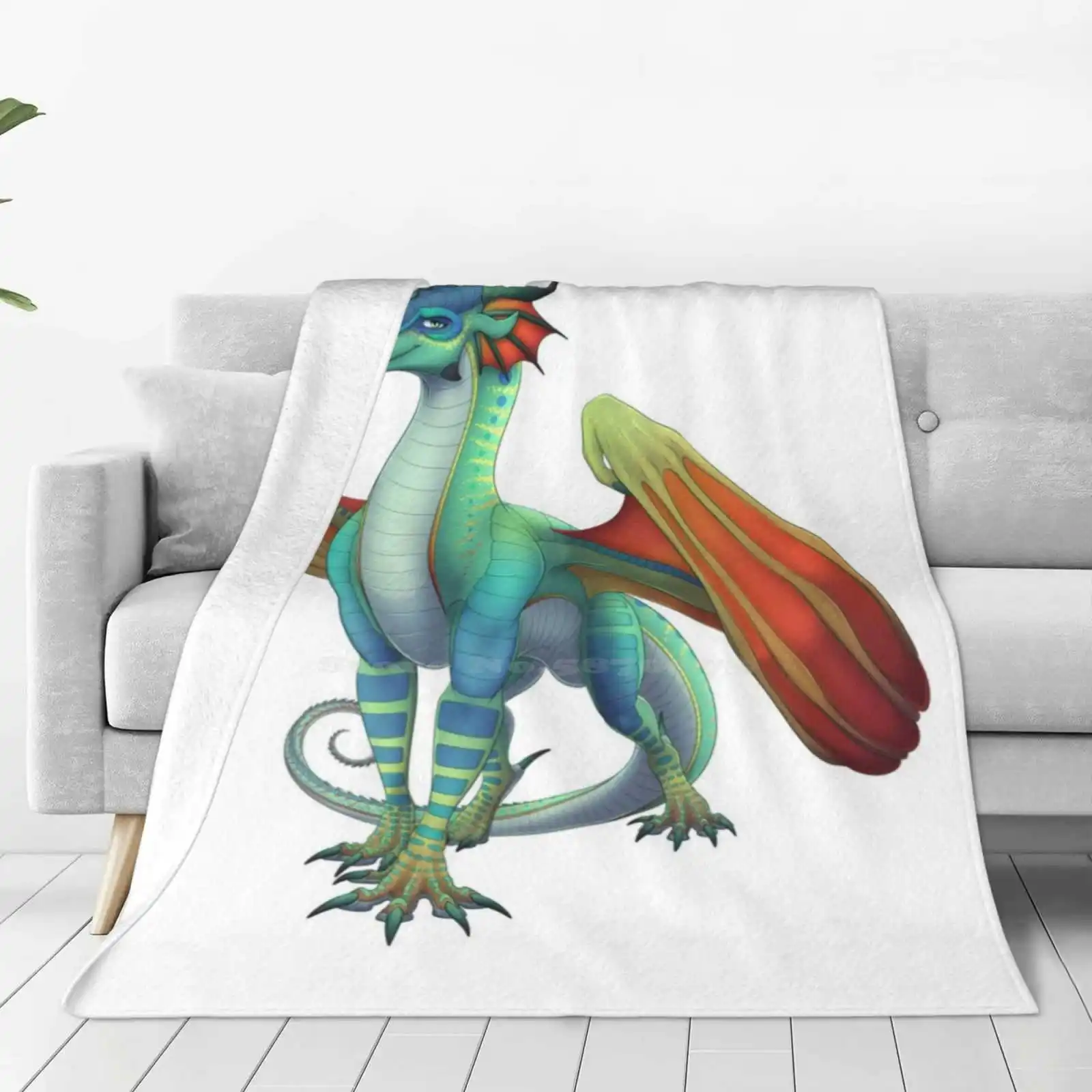 Glory The Rainwing Latest Super Soft Warm Light Thin Blanket Glory Rainwing Dragon Wings Of Fire