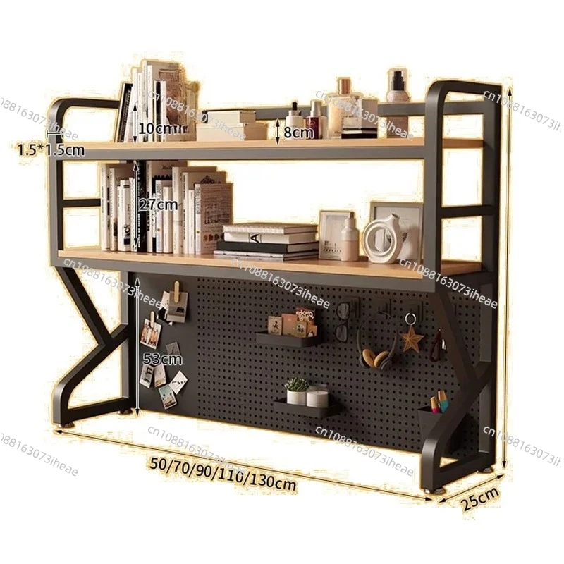 

Multi functional bookshelf, student desk storage rack, desktop multi-layer simple bookshelf, iron home furniture